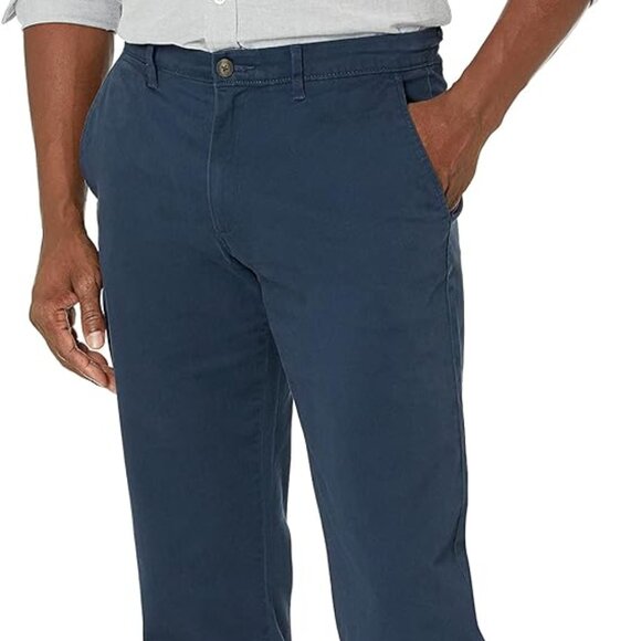 Amazon Essentials Navy Blue Men's Straight-Fit Casual Stretch Chino Pants 32x31 - Picture 1 of 10